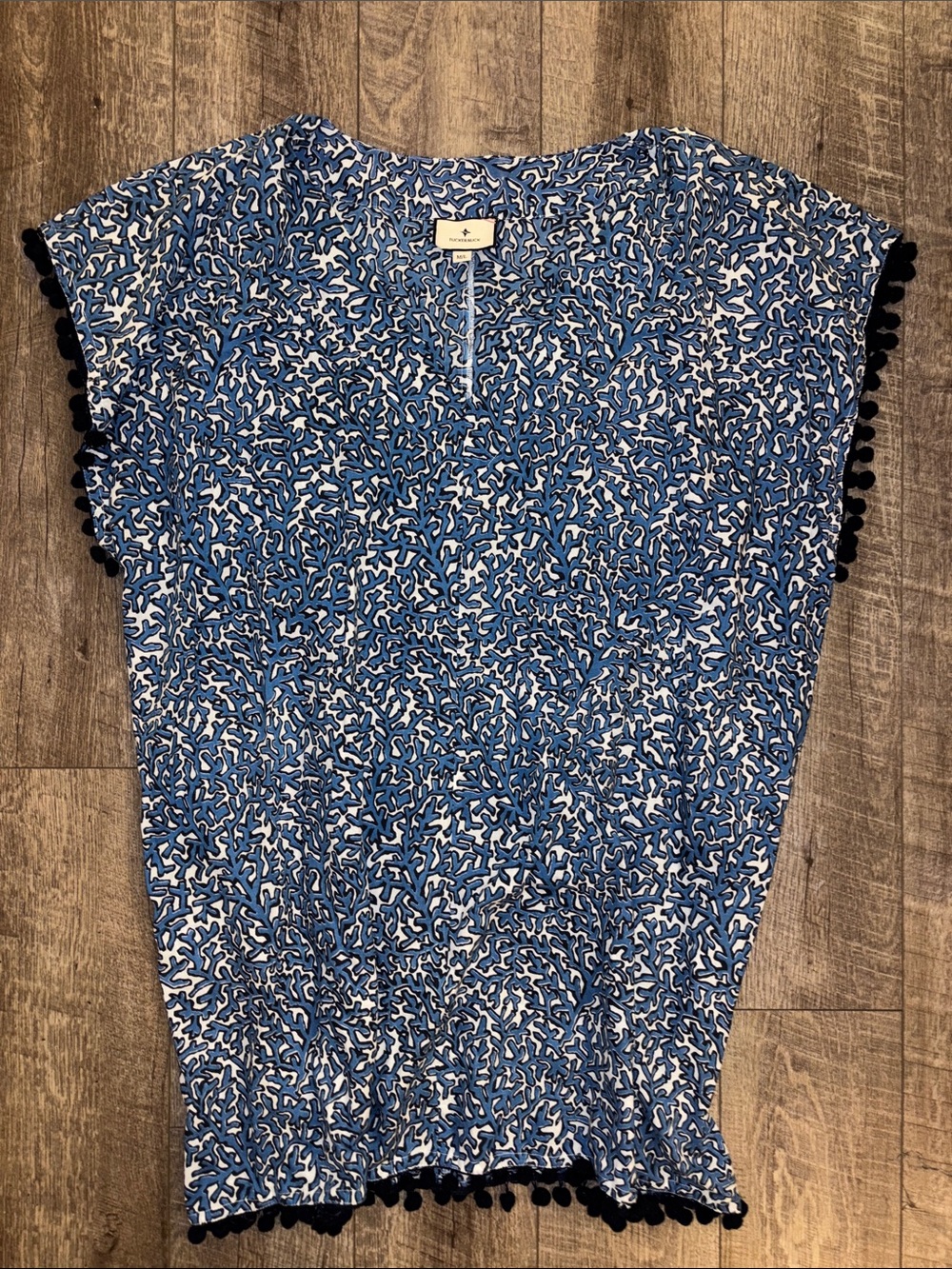 Tuckernuck Blue Coral Cover-up Dress